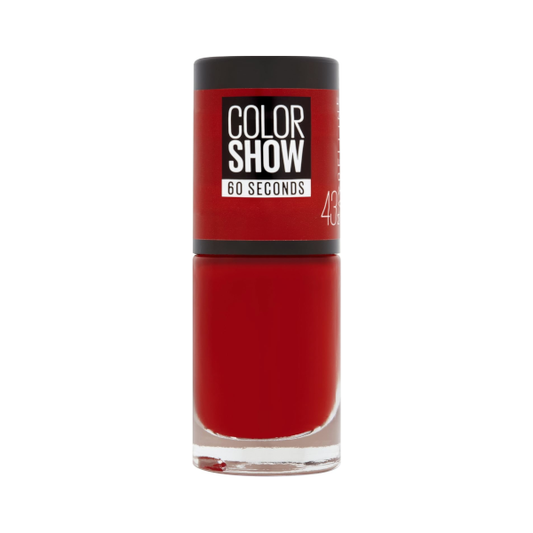 Maybelline Color Show Nail Polish 349 Power Red