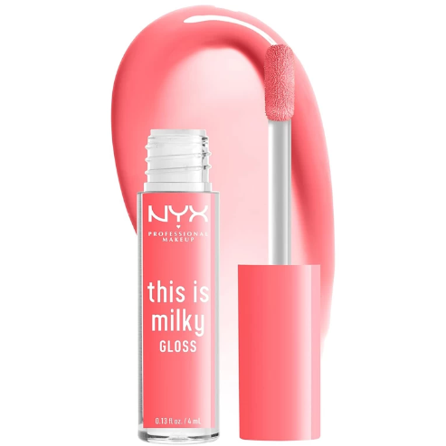 NYX This Is Milky Lip Gloss Moo-dy Peach | Lip Liner | NYX