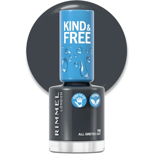 Rimmel Kind & Free Clean Nail Polish 158 All Greyed Out | Nail Polish | nada-hidden | Rimmel