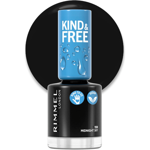 Rimmel Kind & Free Clean Nail Polish 159 Midnight Sky | Nail Polish | nada-hidden | Rimmel