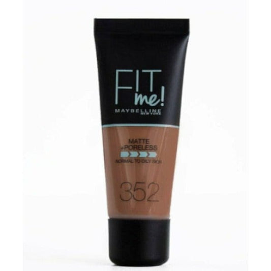 Maybelline Fit Me Matte & Poreless Foundation 352 Truffle Cacao | Foundation | Maybelline New York