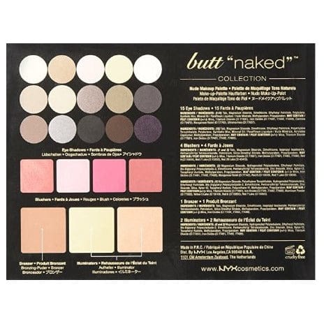 NYX Butt Naked Eyes Makeup Palette - becauseyouregorgeous.com