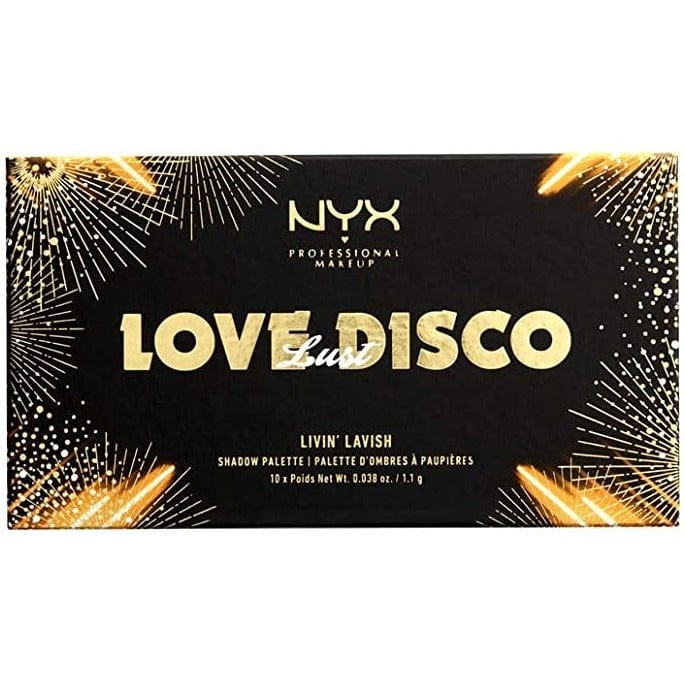 NYX Love Lust Disco Eyeshadow Palette Miss Robot & Livin Lavish - becauseyouregorgeous.com